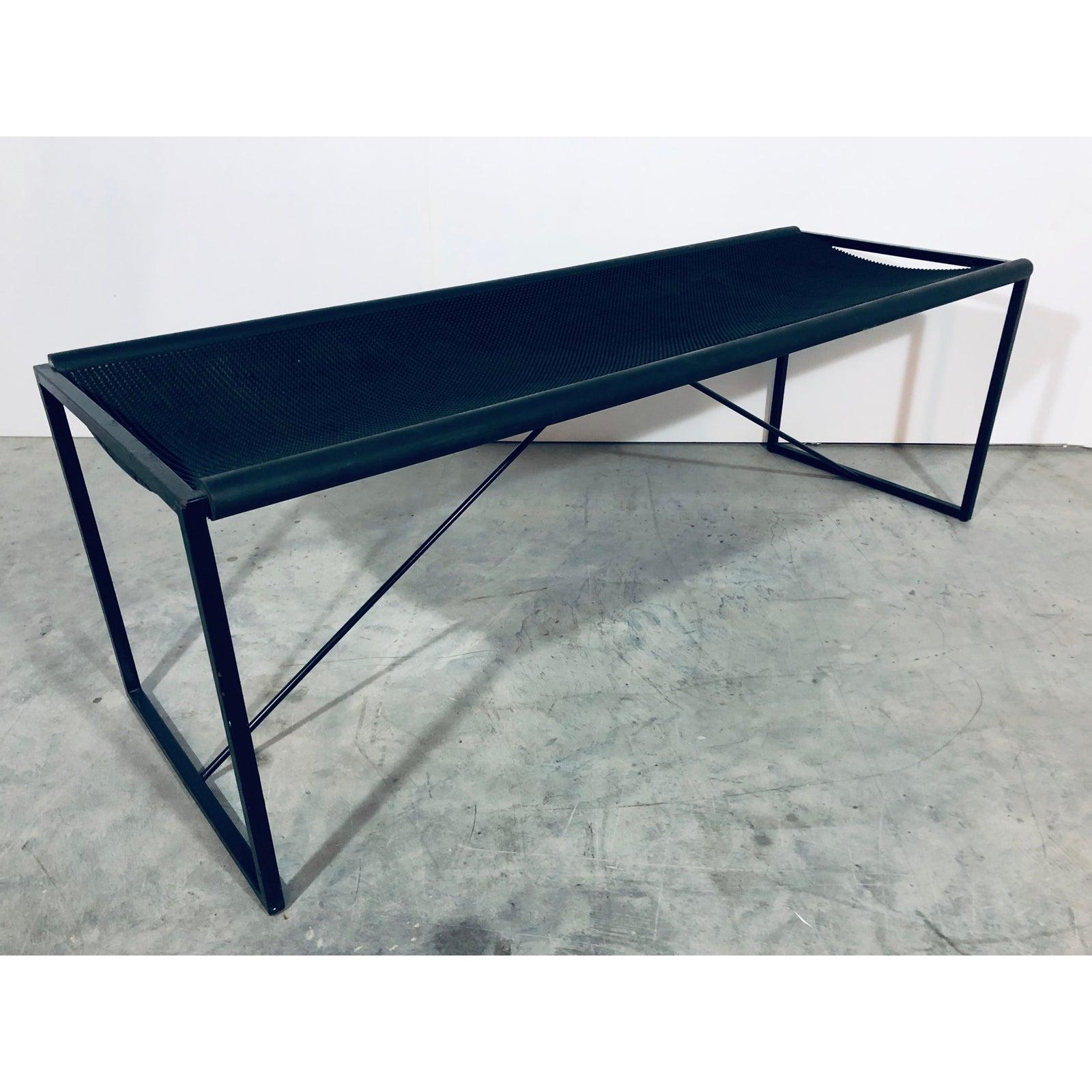 Maurizio Peregalli Modernist Bench for Zues, Italy, 1980s In Good Condition For Sale In Miami, FL