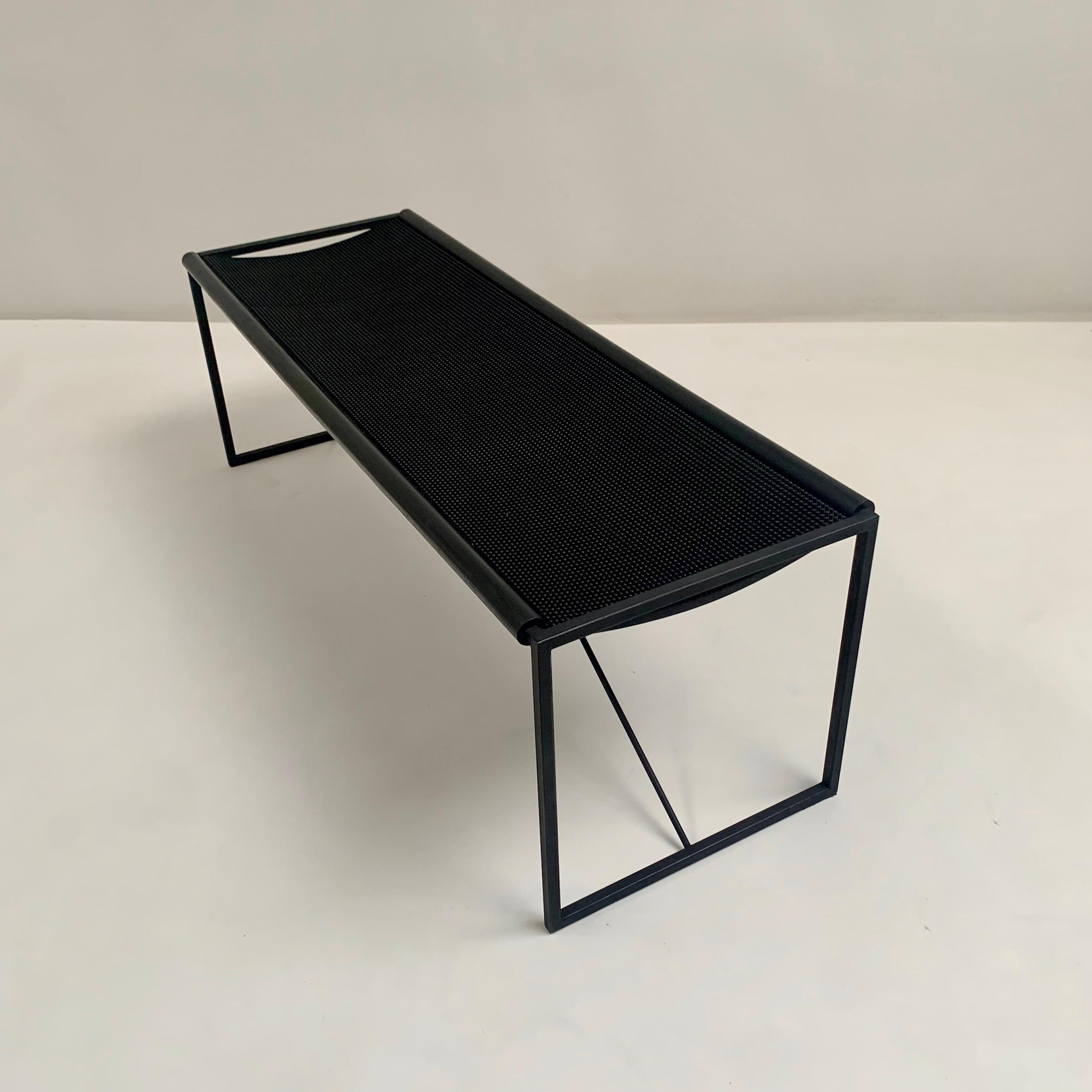 Maurizio Peregalli Panca Bench for Zeus, circa 1980, Italy. In Good Condition For Sale In Brussels, BE