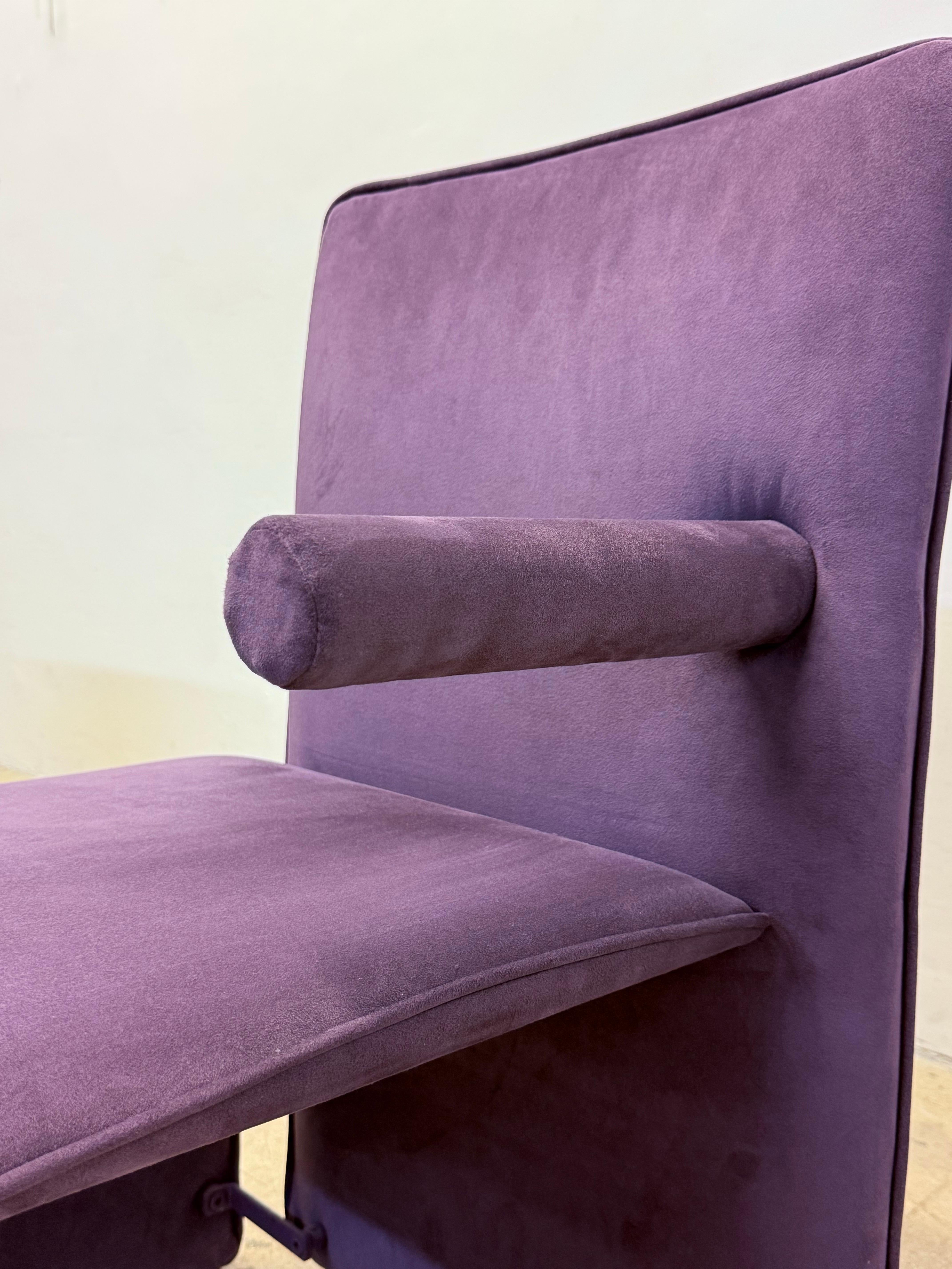 Chaises pointues postmodernes Maurizio Salvato pour Saporiti Italia - Lot de quatre en vente 3