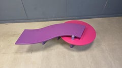 Maurizio Salvato Rotating Burlwood Coffee Table for Saporiti Italia, 1980s