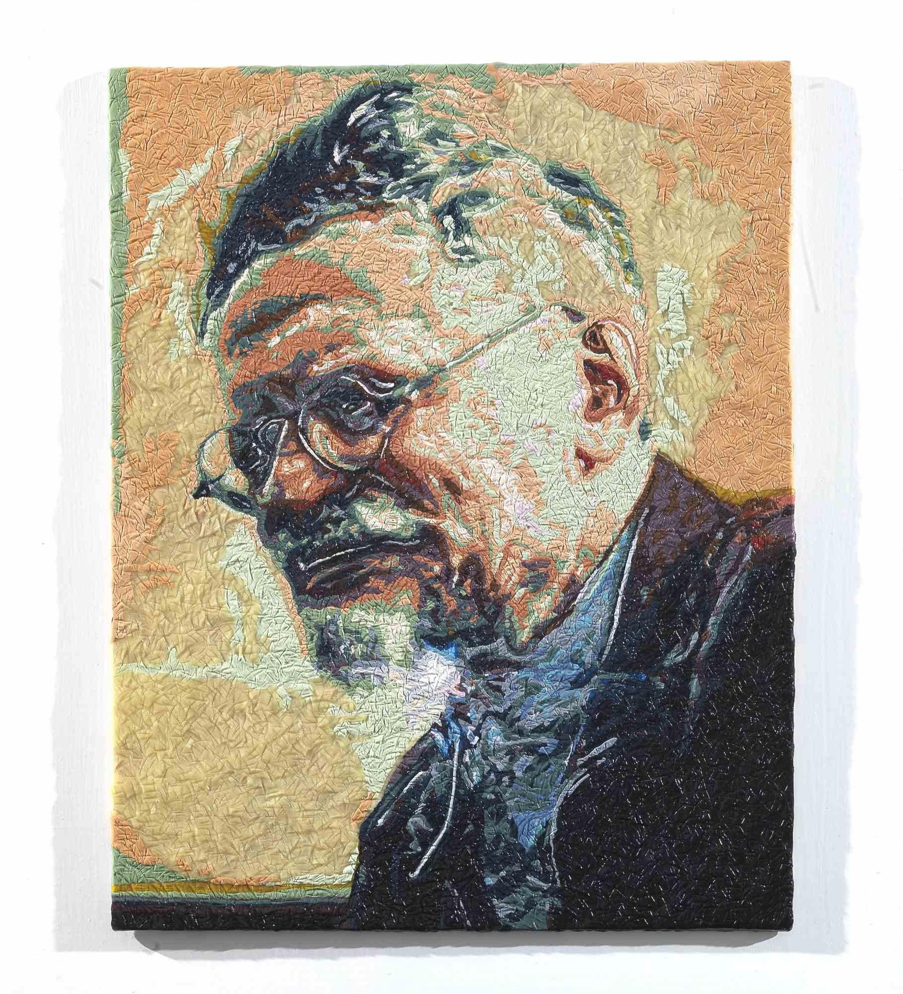 Trotsky is an original Contemporary Arwork realized by the Italian artist Maurizio Savini (b. Rome, 1962) in 2015. 

Original Encaustic of chewing gum on board. 

Hand-signed by the artist on the back of the canvas.

The Certificate of Authenticity