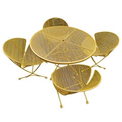 Maurizio Tempestini 1950's wrought iron patio set