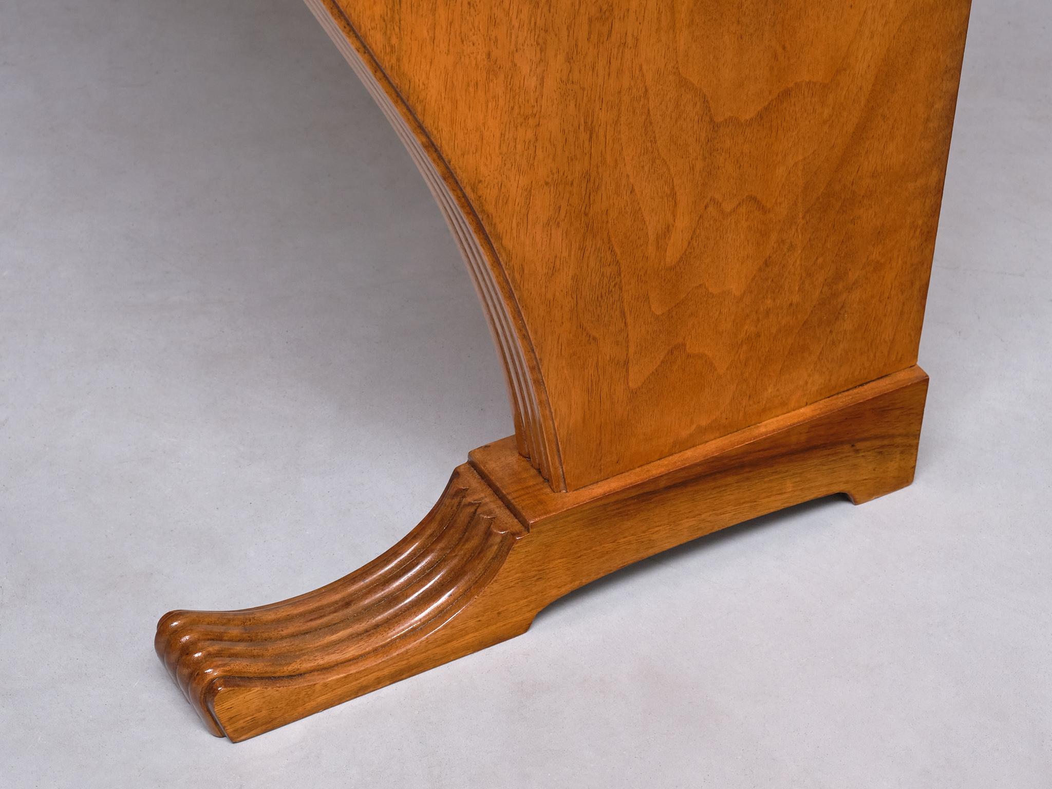 Credenza attribuita a Maurizio Tempestini in noce e ottone, Firenze, anni '40 in vendita 5