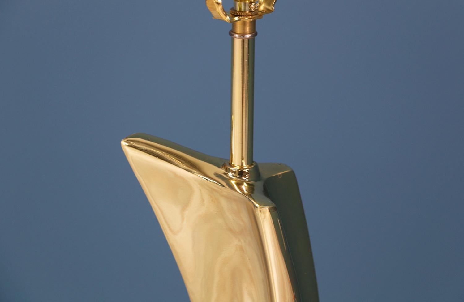 Maurizio Tempestini Brass Table Lamp for Laurel Light Co. 1