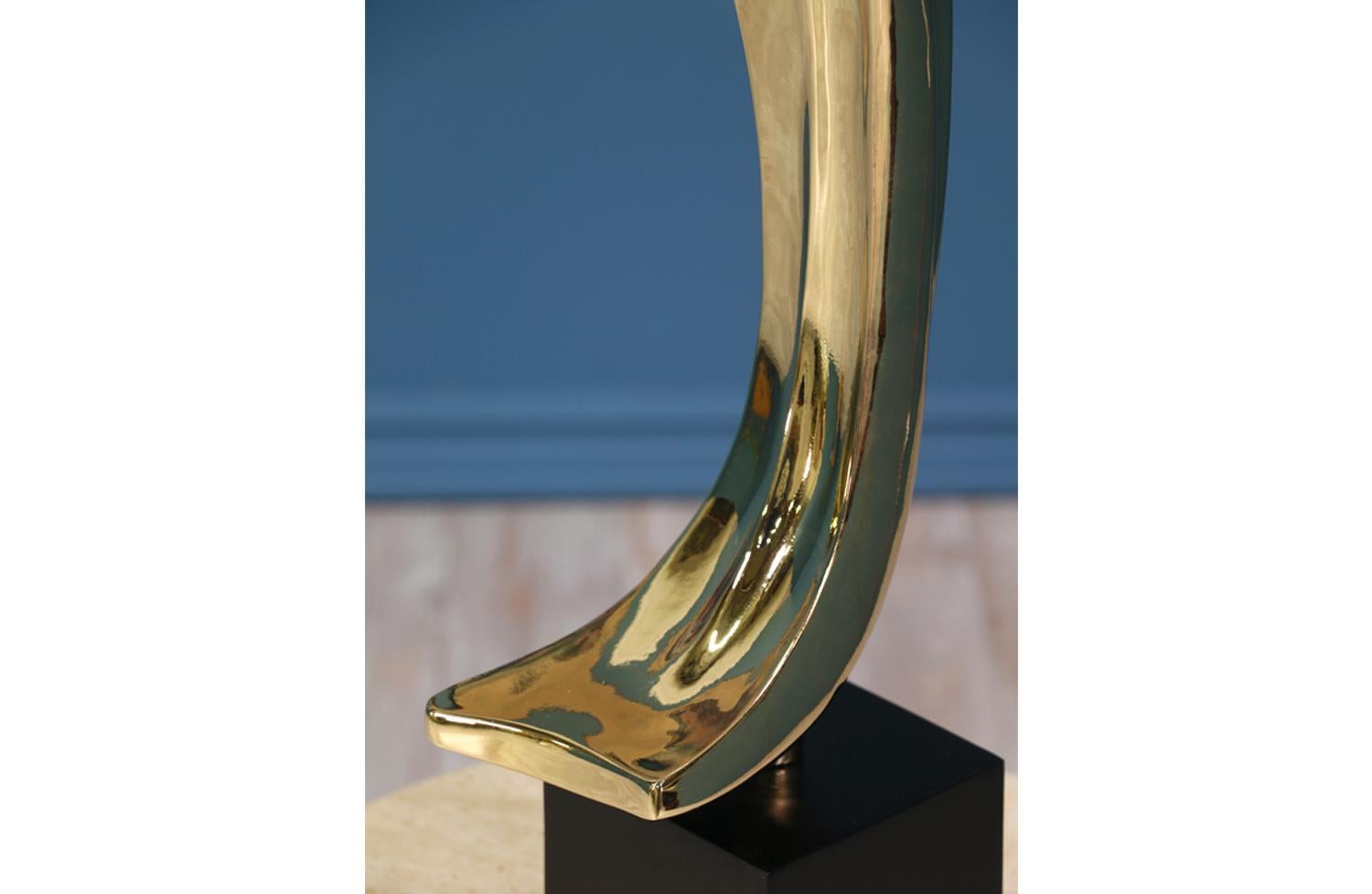 Maurizio Tempestini Brass Table Lamp for Laurel Light Co. 3