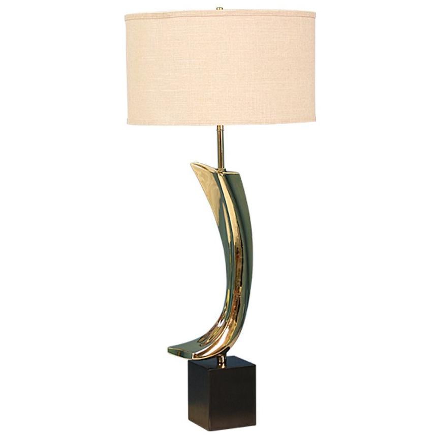 Maurizio Tempestini Brass Table Lamp for Laurel Light Co.