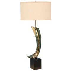Maurizio Tempestini Brass Table Lamp for Laurel Light Co.