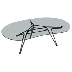 Maurizio Tempestini, Coffee Table, Iron, Glass, Italy, 1950s
