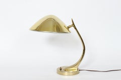 Verstellbare schwedische Messing-Schreibtischlampe von Maurizio Tempestini für Laurel, 1960er Jahre