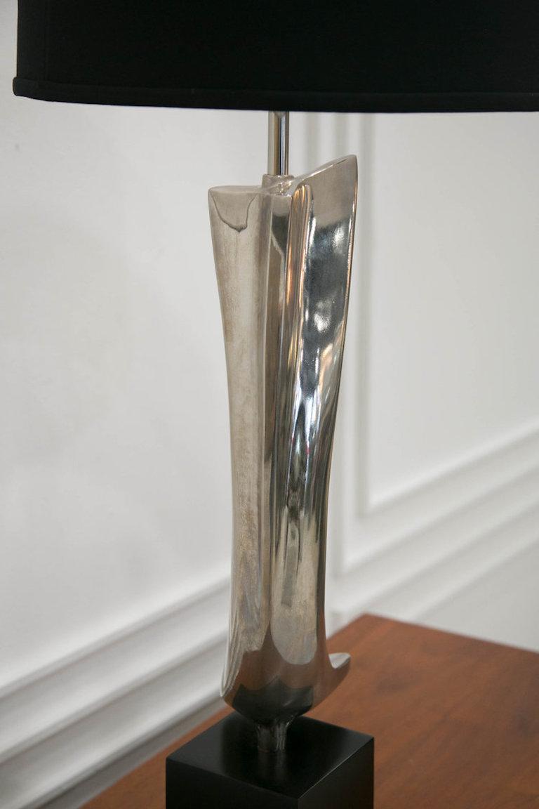 Laurel Lamp Co. Nickel-Plated Table Lamp 3