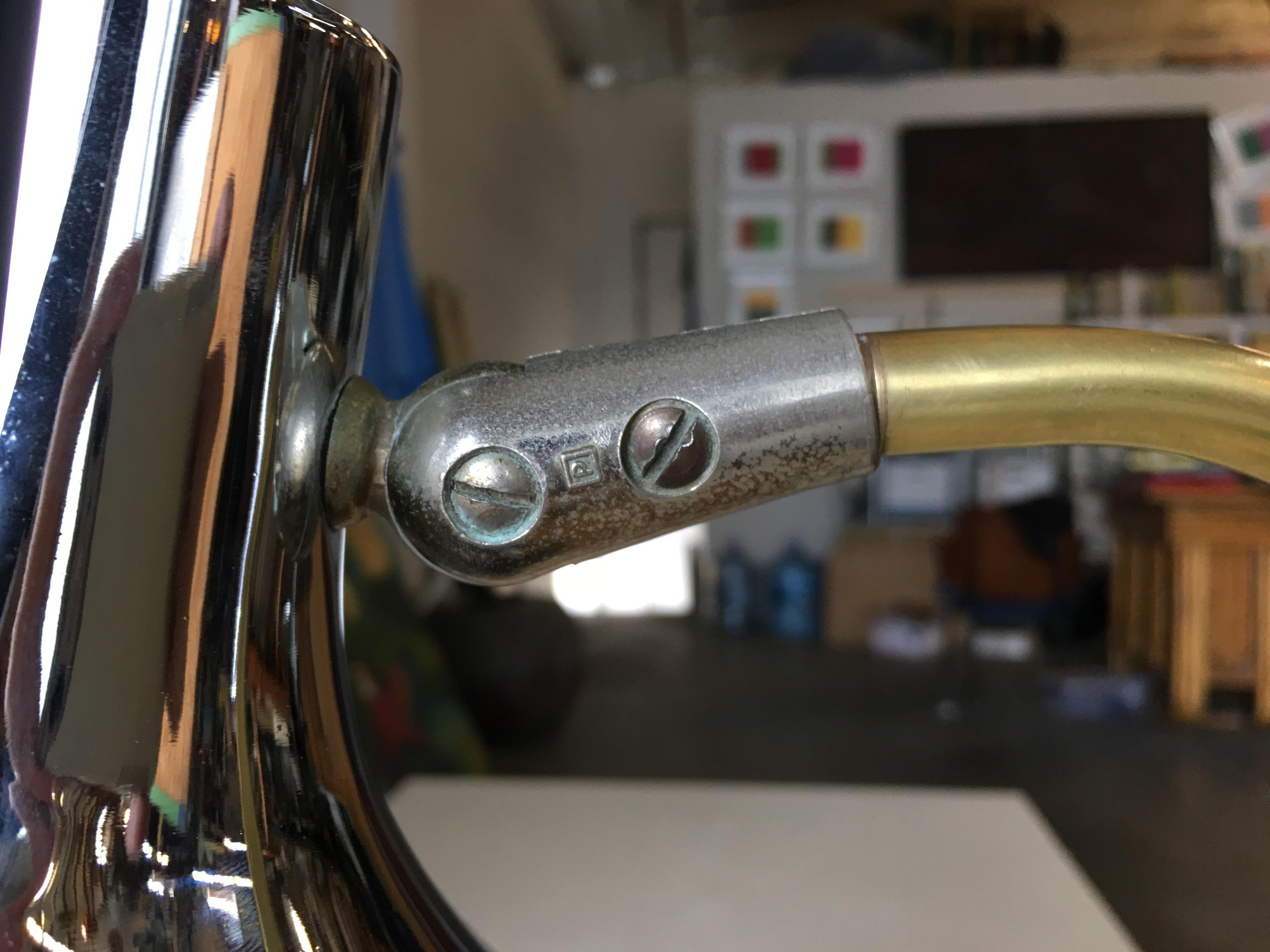 Anglepoise Chrom-Schreibtischlampe von Prescolite, Jahrhundertmitte im Angebot 2