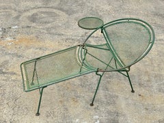 Maurizio Tempestini for Salterini Green  "Radar" Lounge Chair with Ottoman