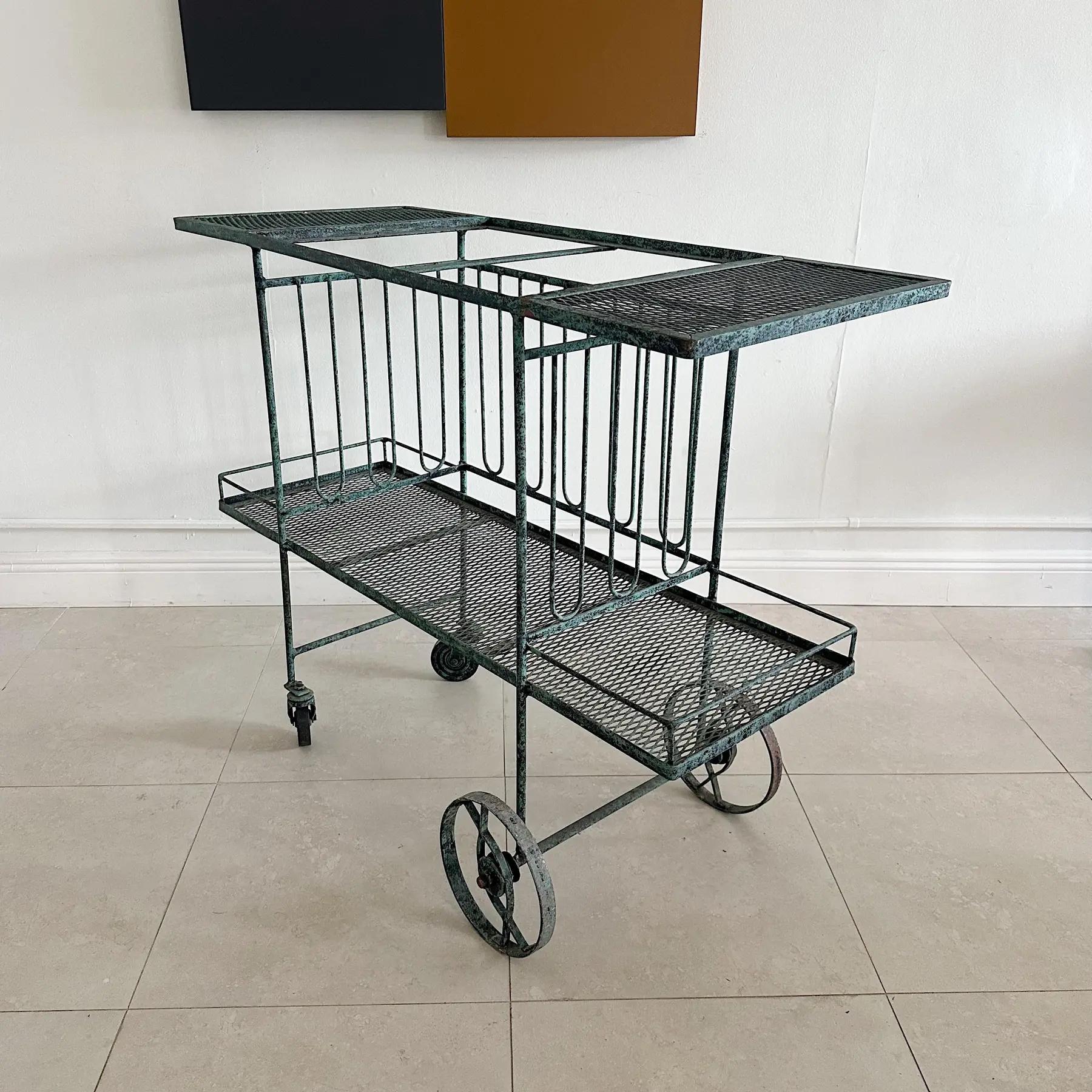 Maurizio Tempestini for Salterini Mid Century Bar Cart Moderno de mediados de siglo en venta