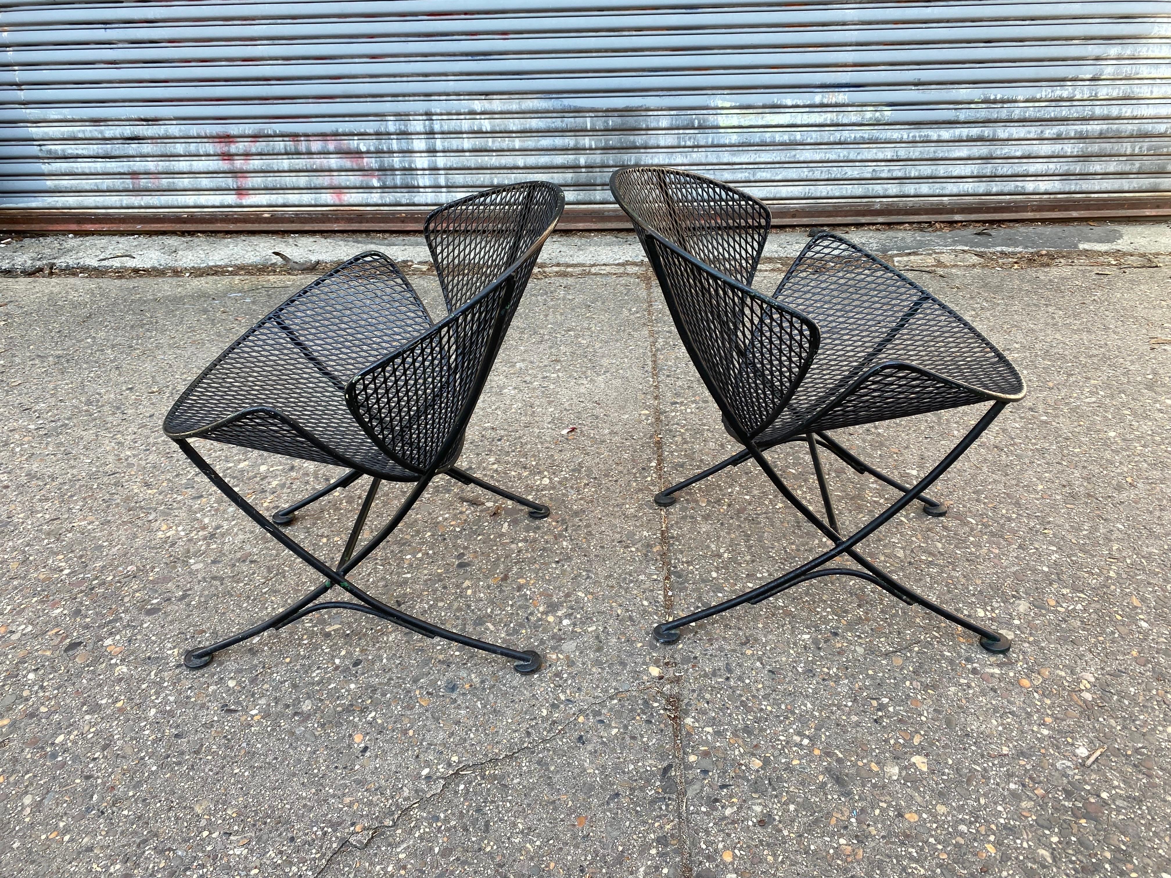 Mid-Century Modern Maurizio Tempestini for Salterini Pair of Clam Shell Chairs