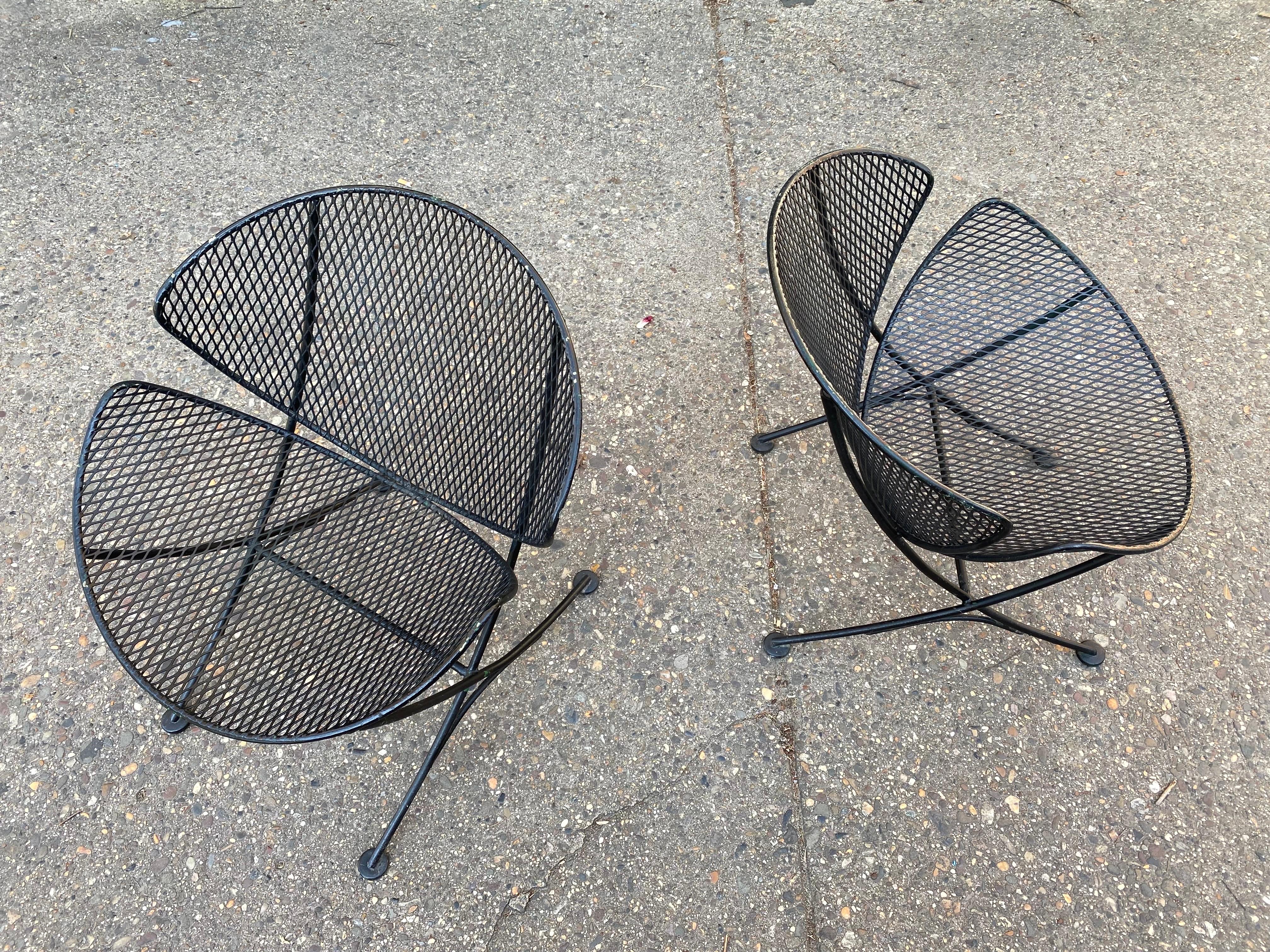 Mid-20th Century Maurizio Tempestini for Salterini Pair of Clam Shell Chairs