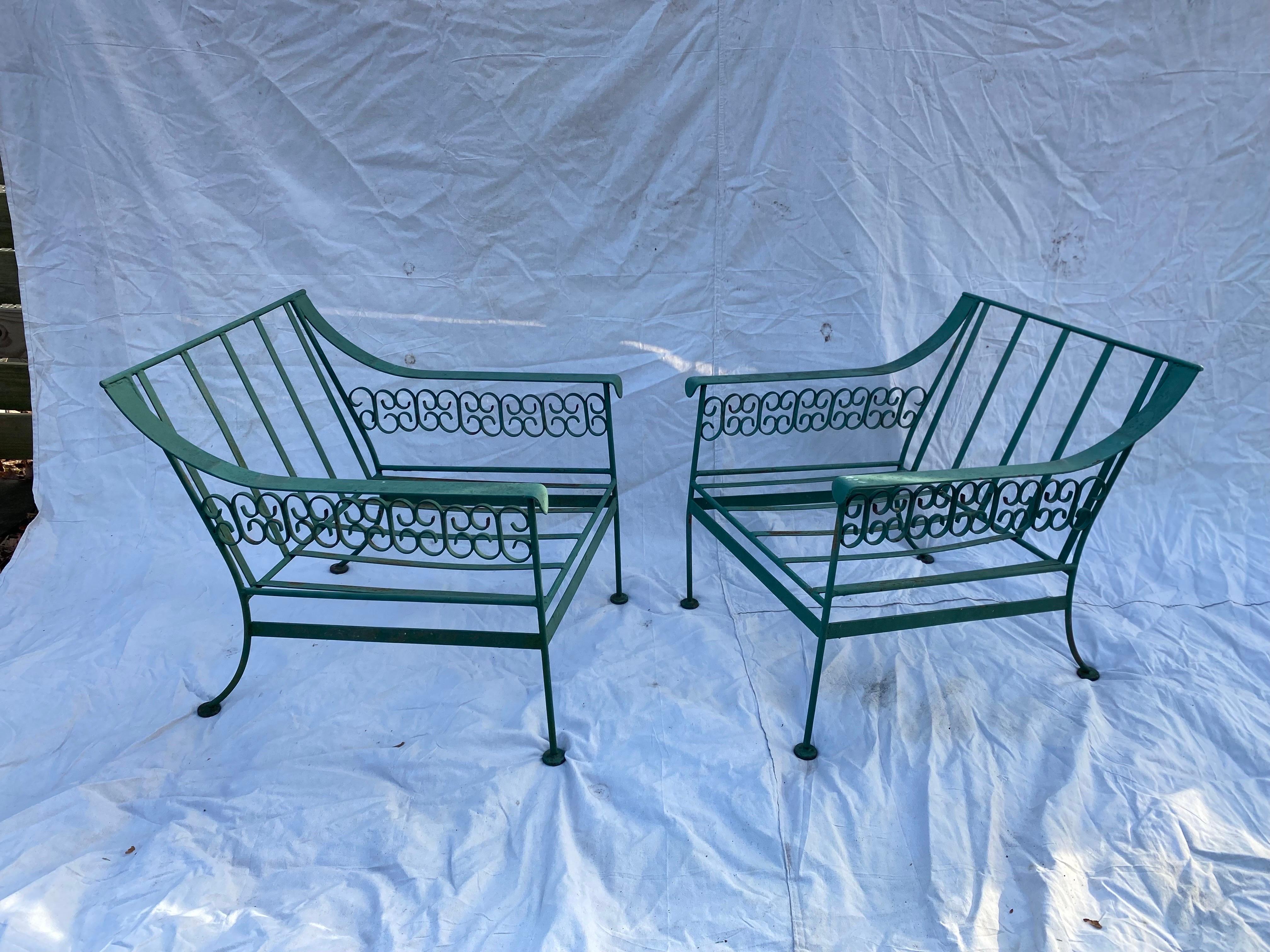 Mid-20th Century Arthur Umanoff for Shaver Howard Pr. of Lounge Chairs for the Grenada Collection For Sale