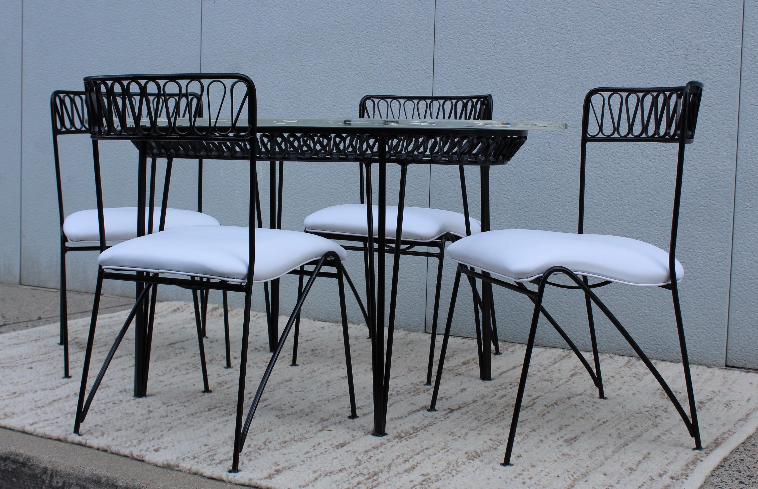 Maurizio Tempestini For Salterini Ribbon Dining Set In Good Condition In New York, NY