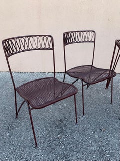 Tavolo da pranzo e 4 sedie Ribbon di Maurizio Tempestini per Salterini