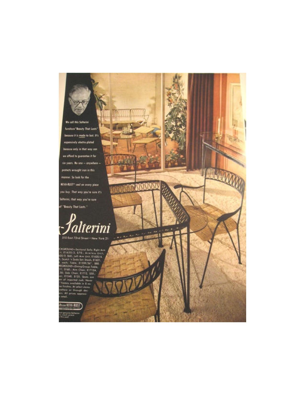 Mid-20th Century Maurizio Tempestini for Salterini Table For Sale