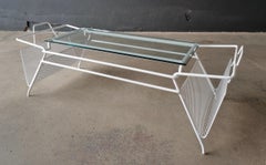 Maurizio Tempestini Iron Cocktail Magazine Table for Salterini