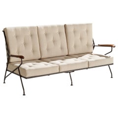 Maurizio Tempestini, Sofa, Iron, Maple, Fabric, USA, 1950s