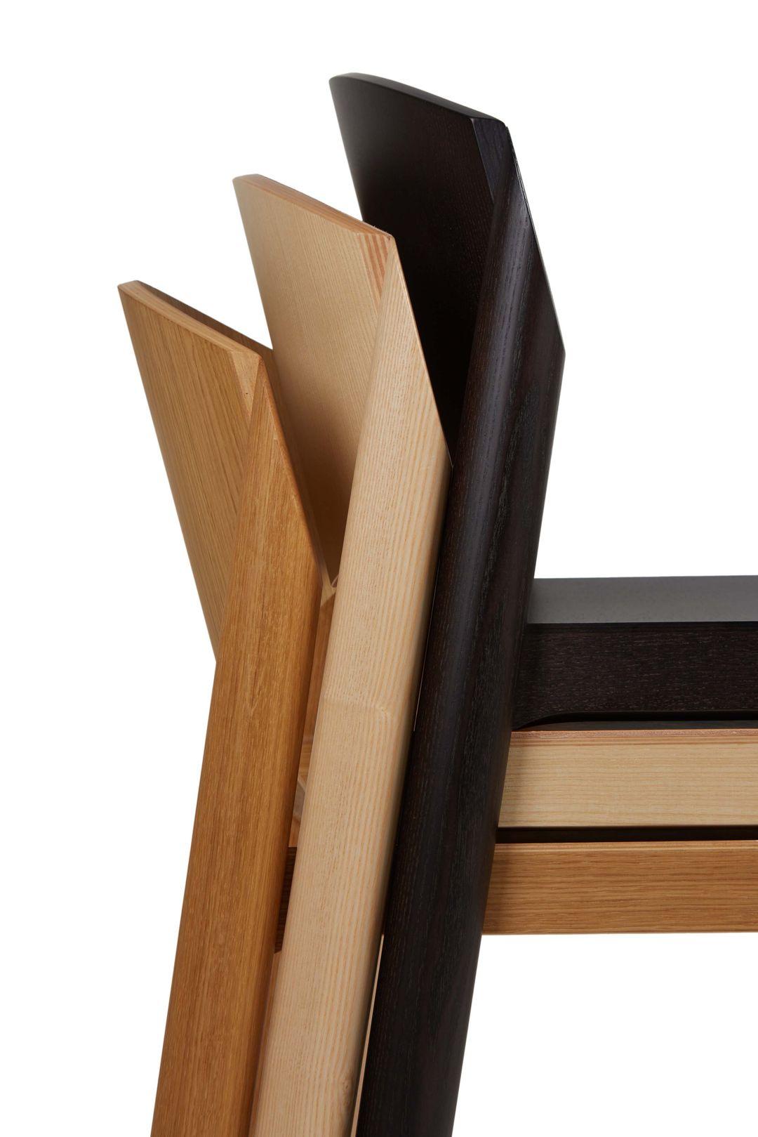 Italian Mauro Chair Sh450 Single Walnut Established & Sons Mauro Pasquinelli For Sale