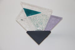 Mauro Dalla Valle for ITRE Wall Light Murano Cast Glass Multi-Color "Graniglia"