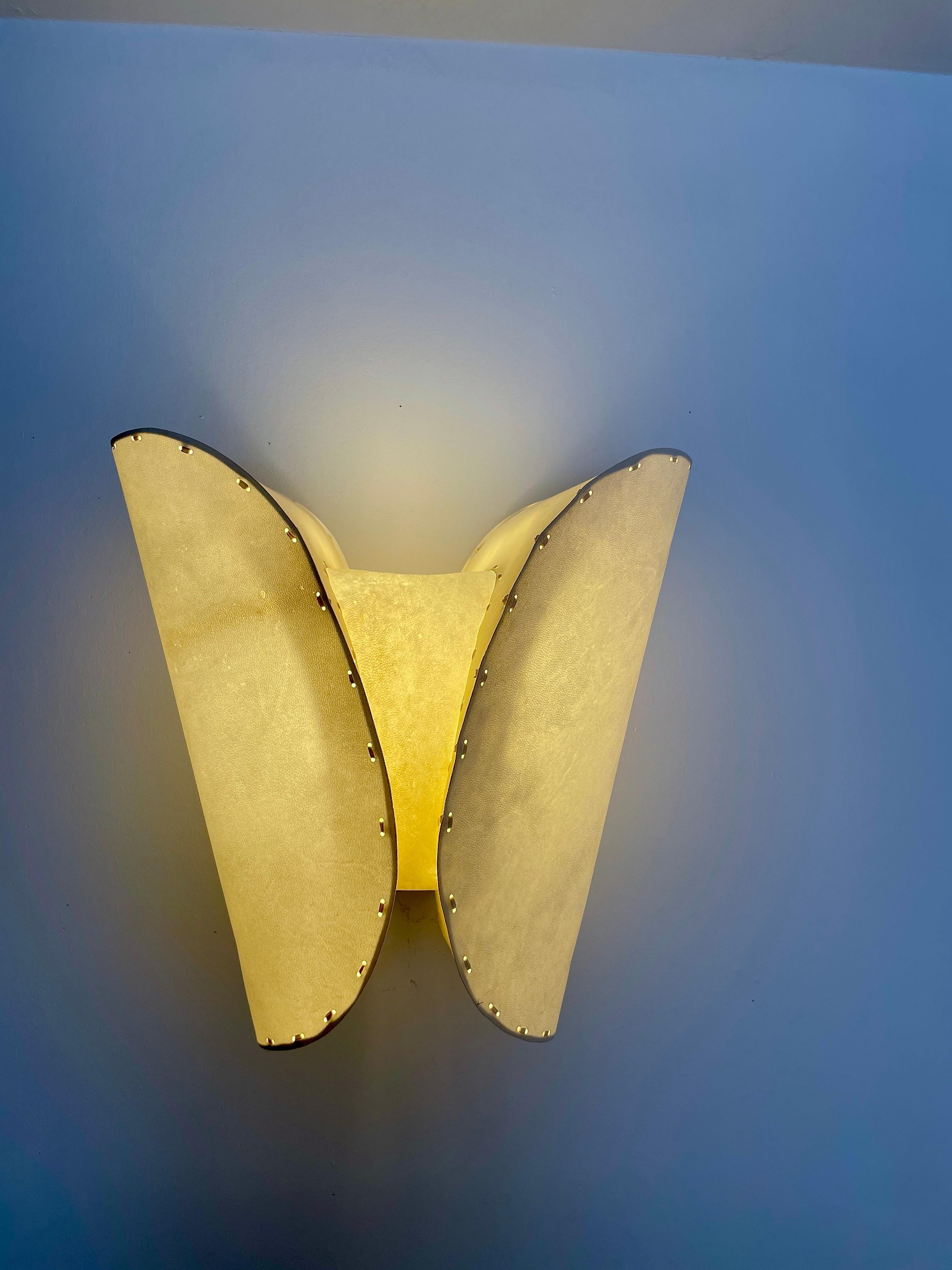 Mauro Fabbro “Gstaad” Wall Lamps Sconce  Alexandre Biaggi  Botega Volta. Signed  In Good Condition For Sale In London, GB