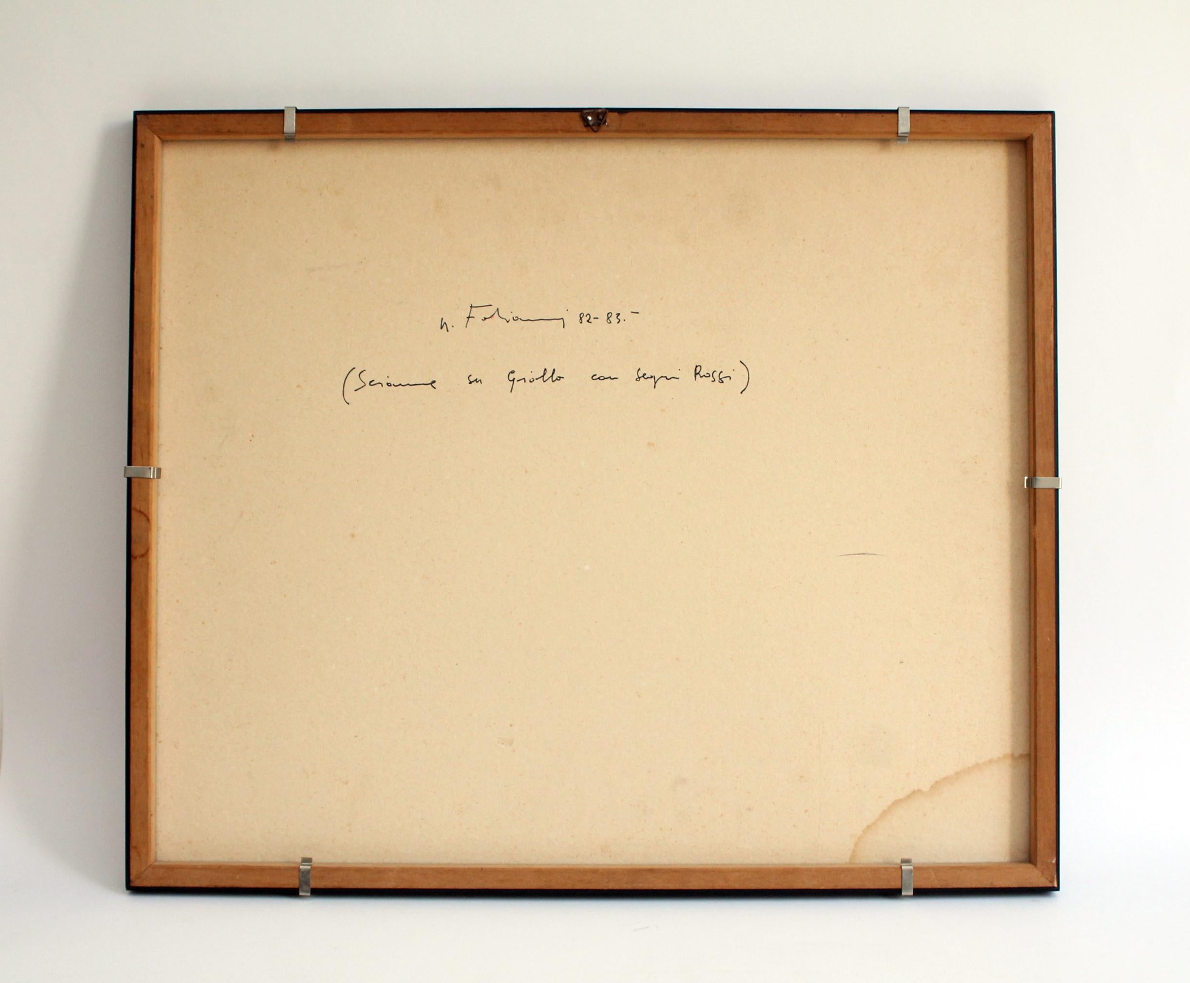 Mauro FABIANI (1940-1999) / Mix Technique (50x42cm), signiert und datiert / 1982  4