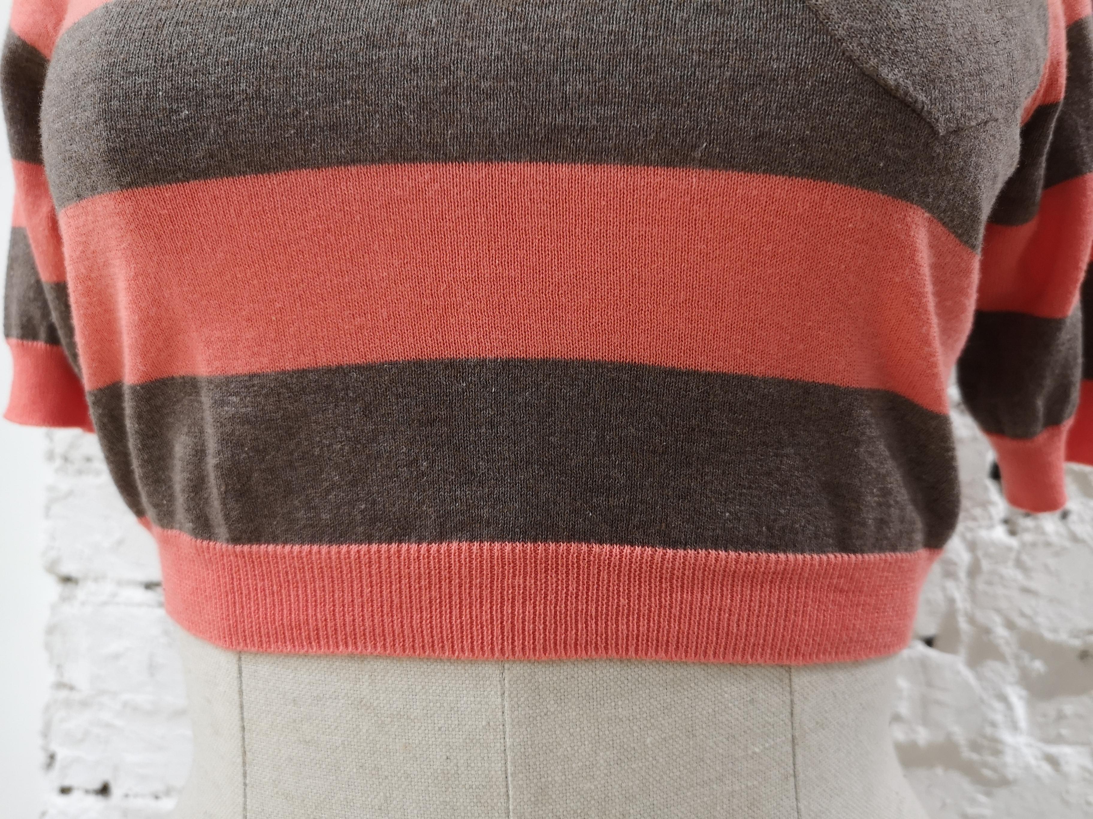 Brown Mauro Grifoni pink brown sweater