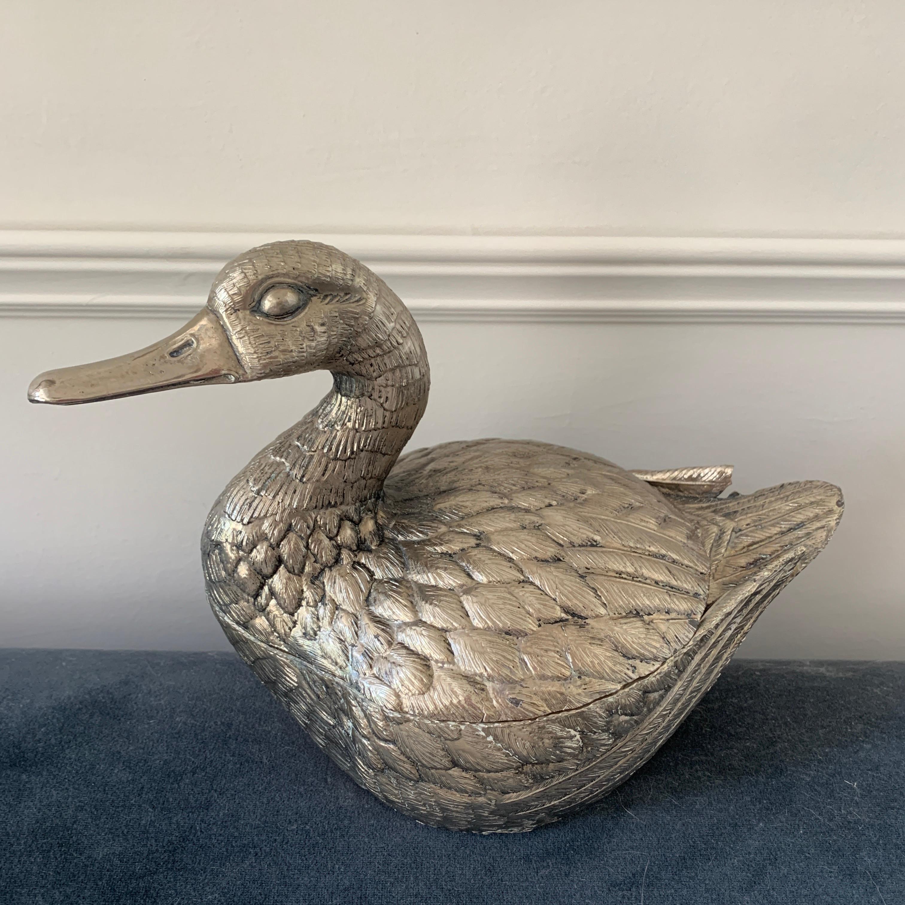 Mauro Manetti Duck Ice-Bucket, Italy, 1960s In Good Condition In Hastings, GB