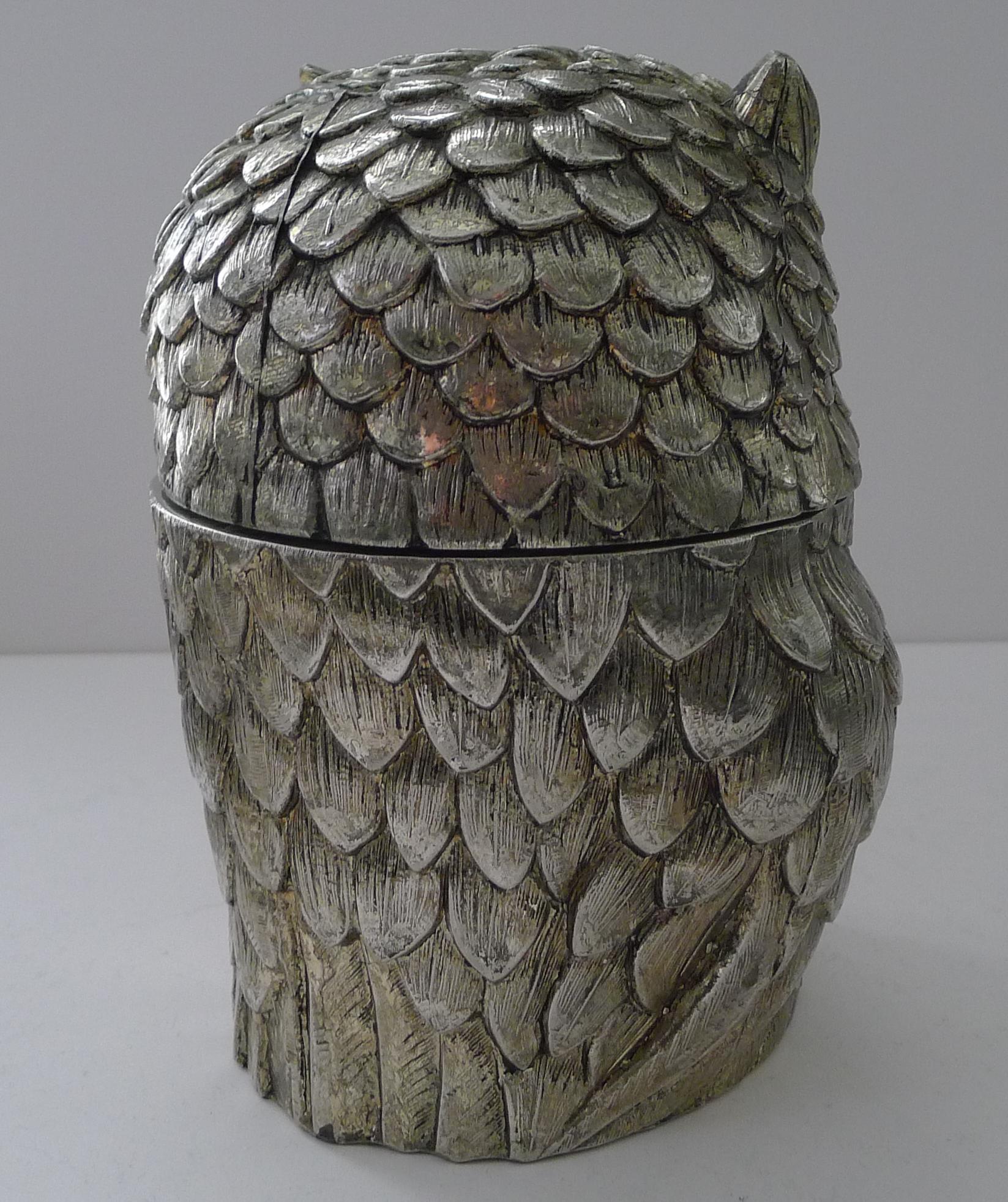 Mauro Manetti, Florence, Italy - Owl Ice Bucket c.1960 For Sale 3