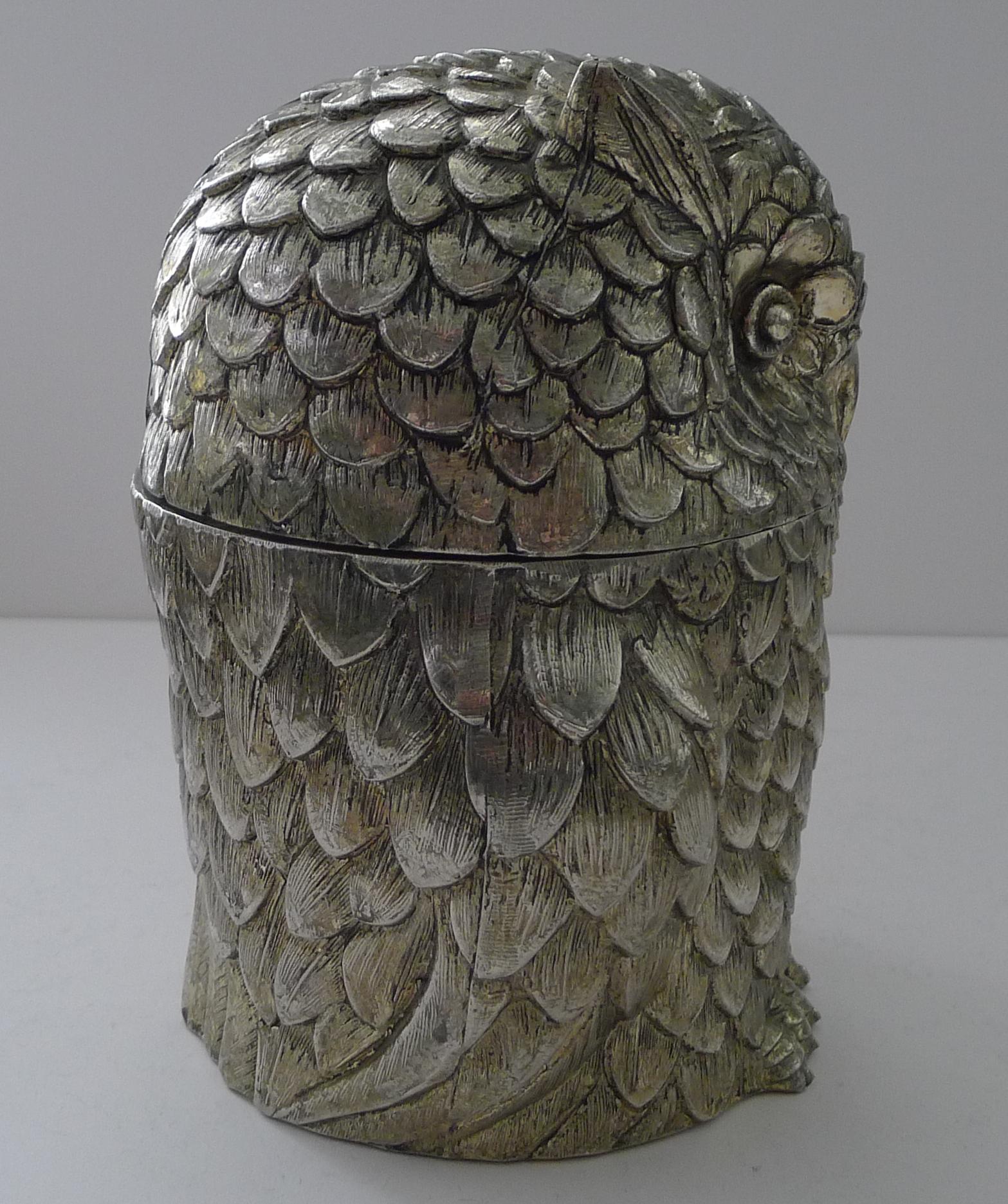Mauro Manetti, Florence, Italy - Owl Ice Bucket c.1960 For Sale 4