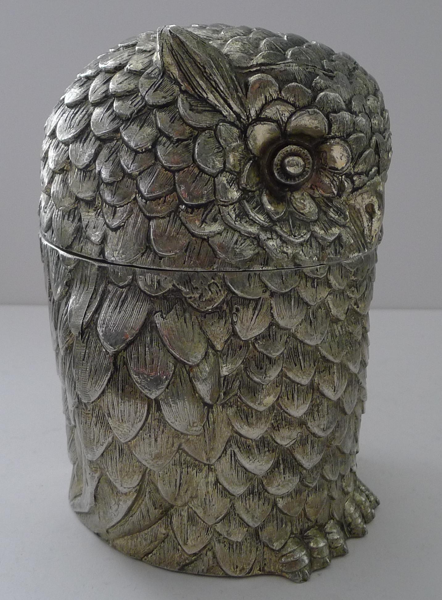 Mauro Manetti, Florence, Italy - Owl Ice Bucket c.1960 For Sale 5