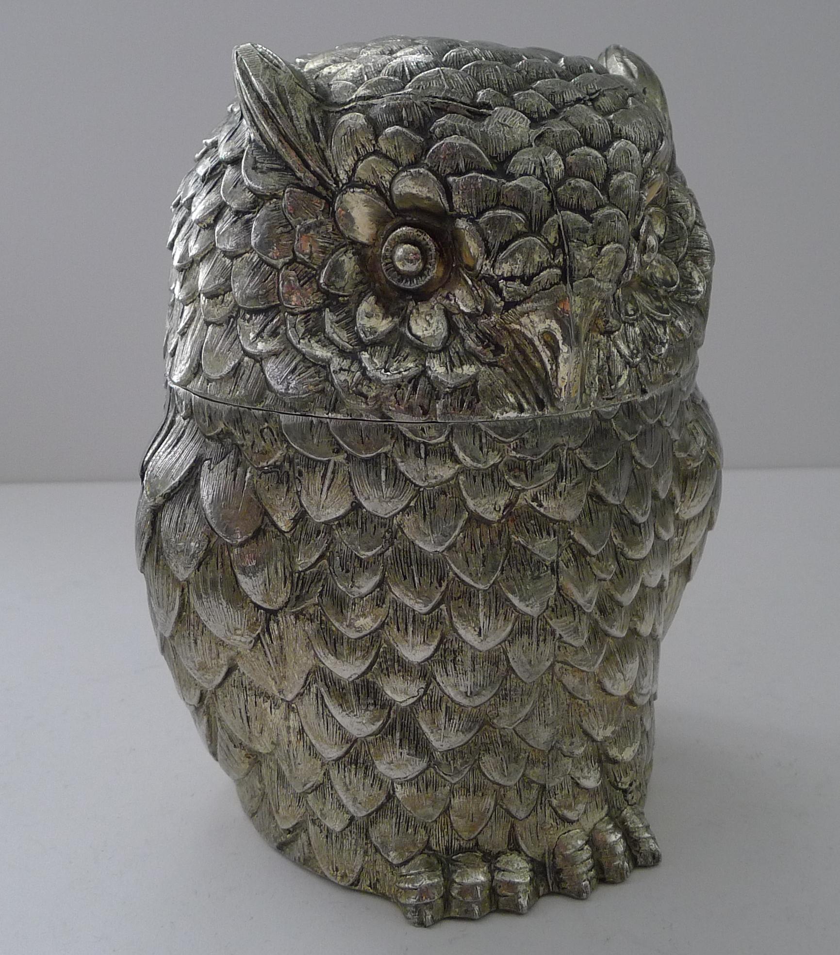 Mauro Manetti, Florence, Italy - Owl Ice Bucket c.1960 For Sale 6
