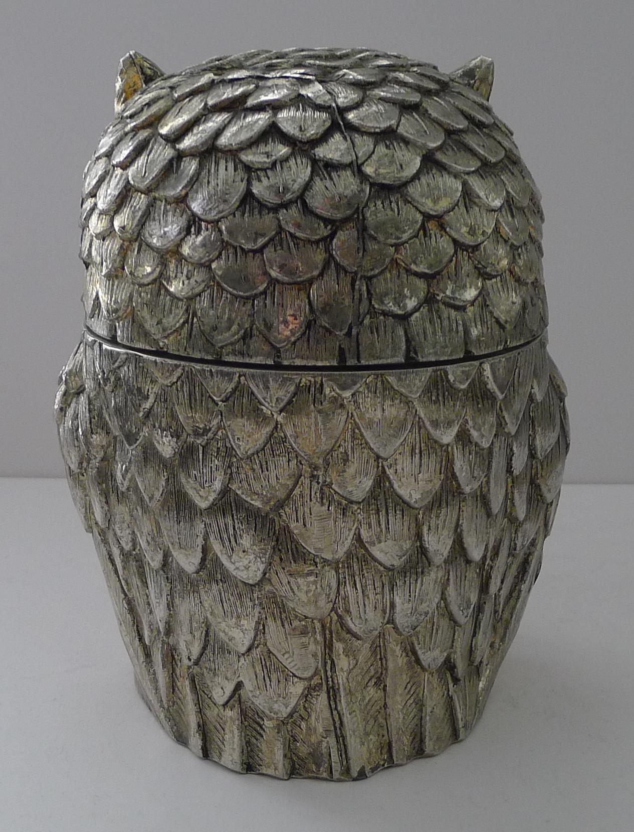 Mauro Manetti, Florence, Italy - Owl Ice Bucket c.1960 For Sale 2