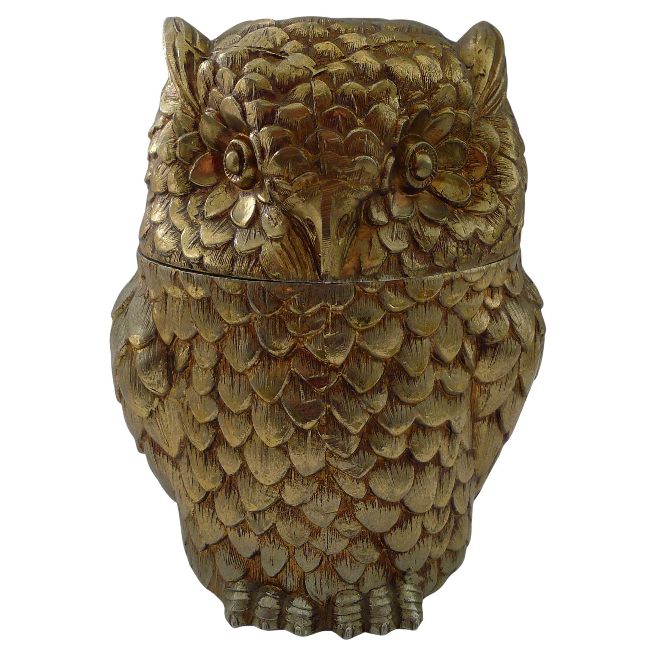 Mauro Manetti, Florencia, Italia - Cubitera Búho c.1960