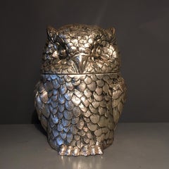 Mauro Manetti Italian Owl Ice Bucket, 1970s