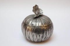 Mauro Manetti Italian Silver-Plated "Pumpkin" Ice Bucket