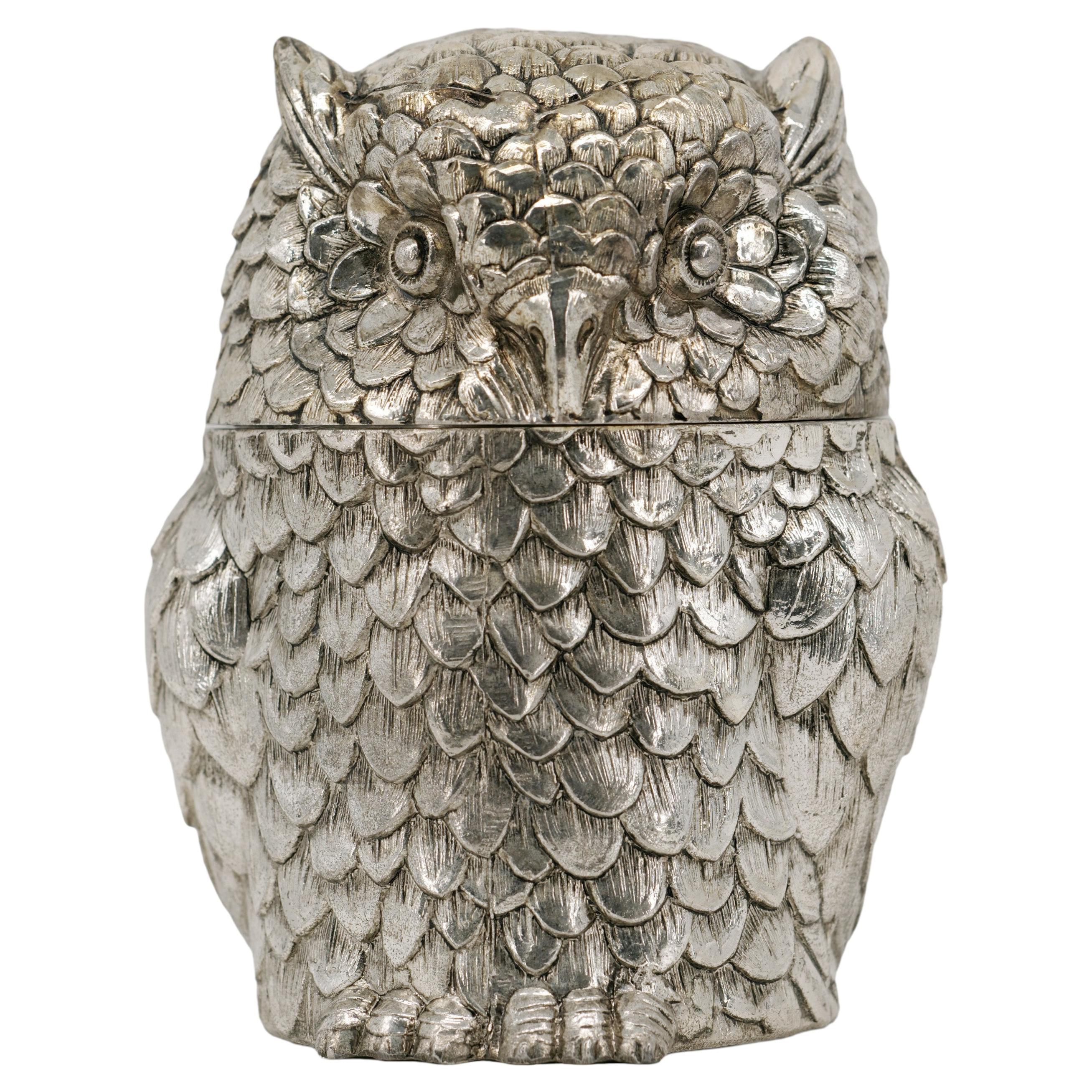 Mauro MANETTI Owl Ice Bucket, 1960s