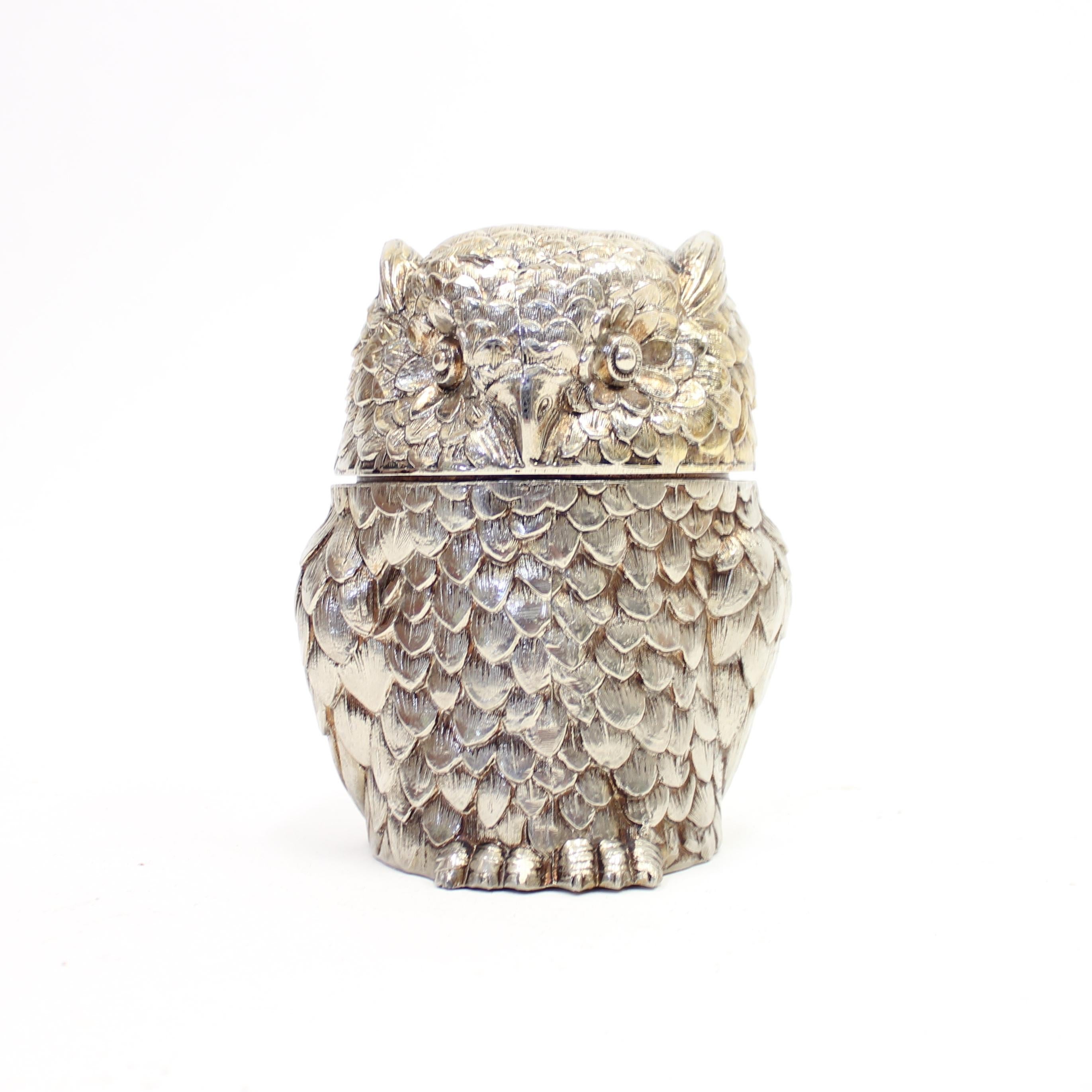 Mauro Manetti, Owl Ice Bucket, 1970s In Good Condition In Uppsala, SE