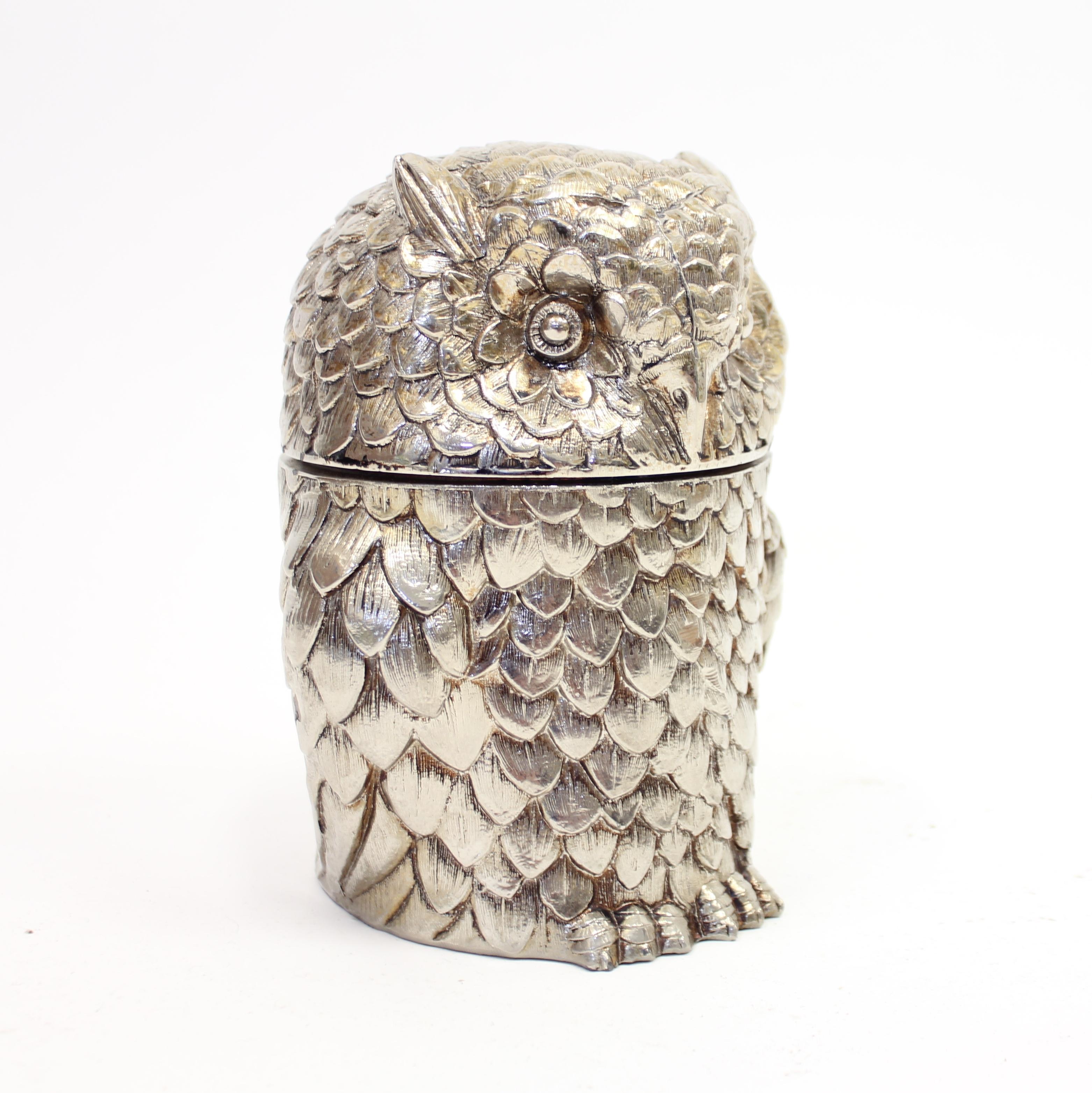 Late 20th Century Mauro Manetti, Owl Ice Bucket, 1970s