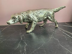 Mauro Manetti Versilberter Hund für Lega Peltro, Italien, 1970er Jahre