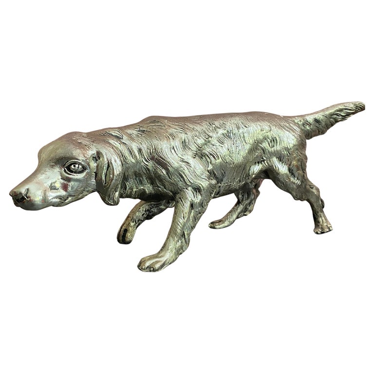 Raquette miniature ancienne collection en métal argenté PELTRO ITALY 22