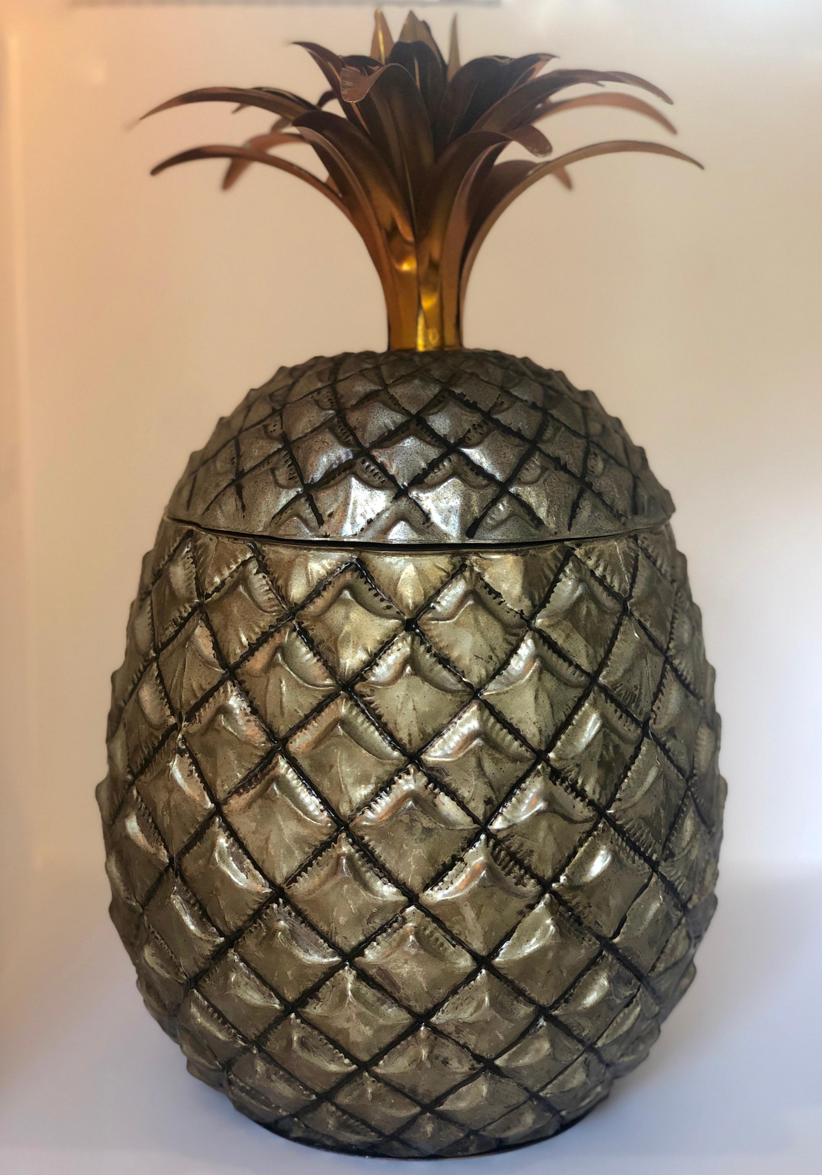 copper pineapple ice bucket