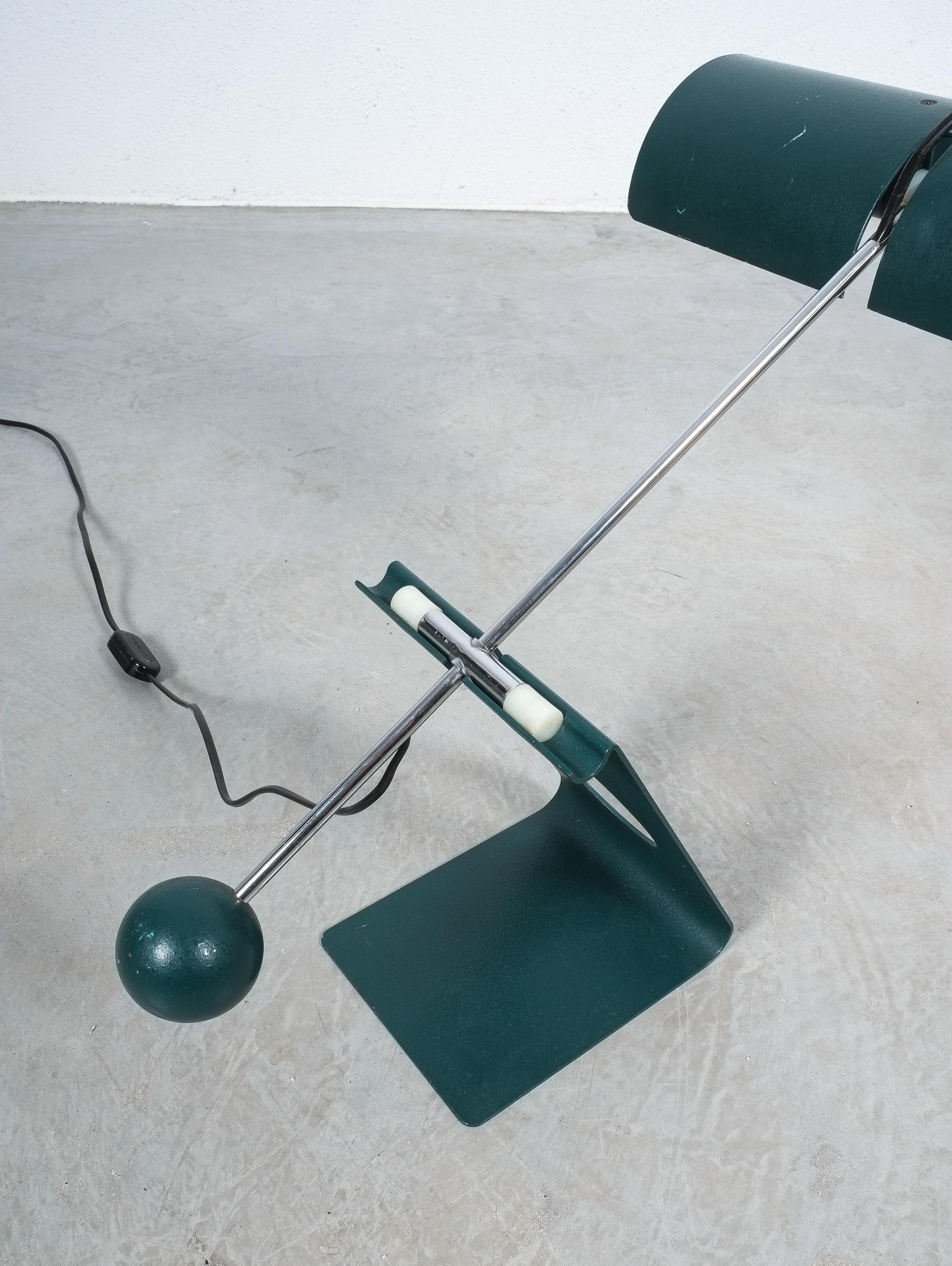 Mid-20th Century Mauro Martini Adjustable Counterweight Table Lamp Picchio, Italy, circa 1965