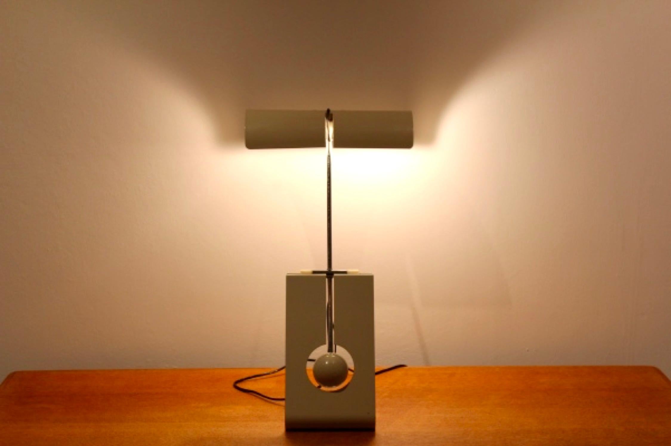 Steel Mauro Martini Picchio 'Woodpecker' Desk Light