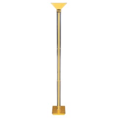 Mauro Marzollo for TVE Brass & Acrylic Floor Lamp