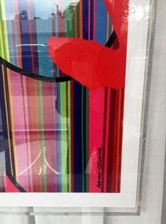 Litografía de Mauro Oliveira sobre Michael Jackson