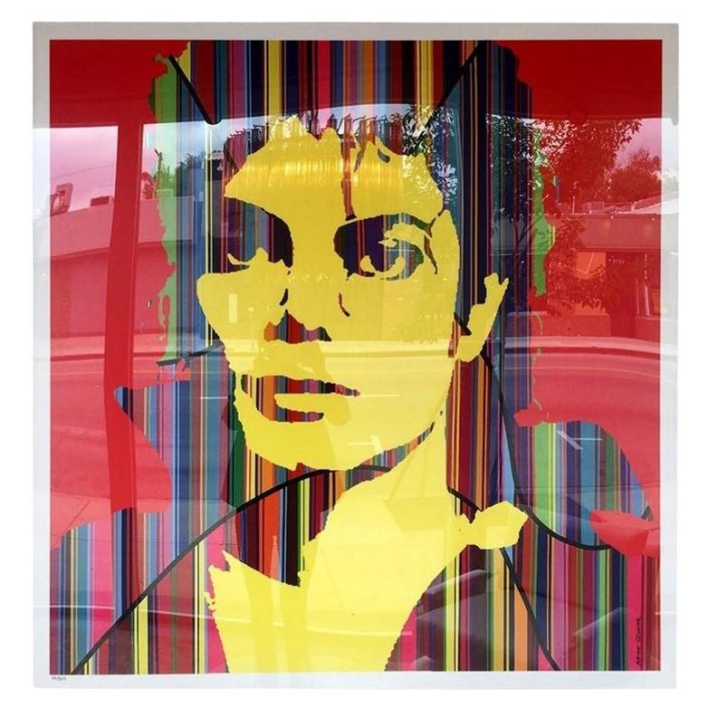 Litografía de Mauro Oliveira sobre Michael Jackson en venta